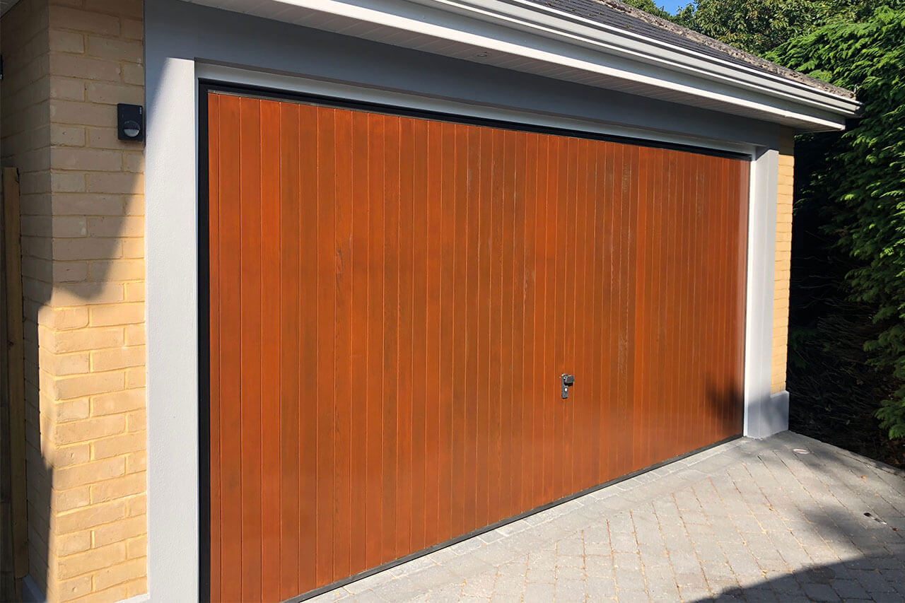 Wooden garage